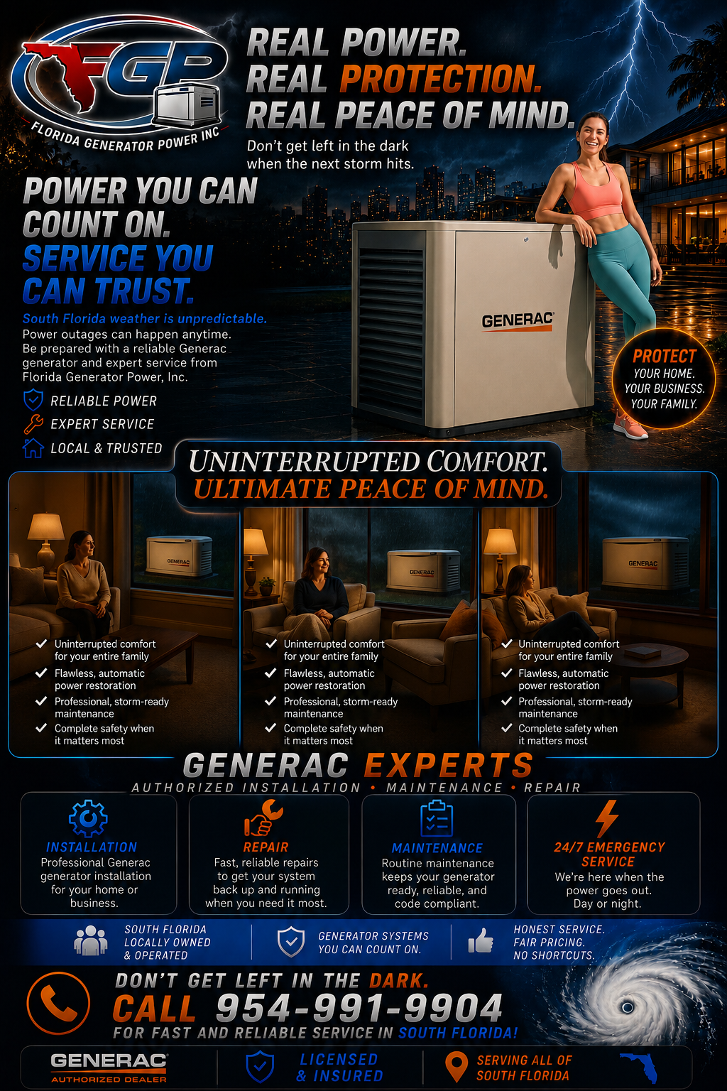 Florida Generator Power Inc, Generator Installation/Repair in Pompano Beach, FL - photo 8