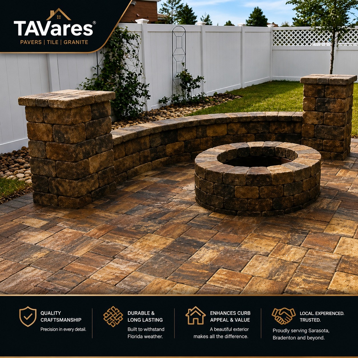 Tavares Brick Pavers Inc, Brick or Stone Repair in Bradenton, FL - photo 4