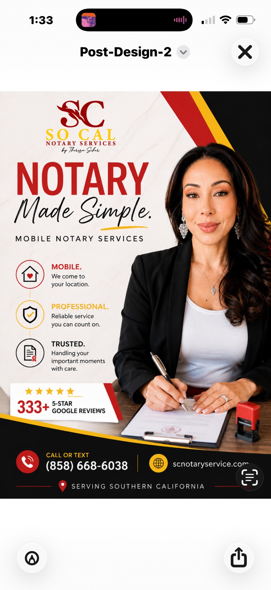 So Cal Notary Services By Theresa Scher, Mobile Notary in Temecula, CA - photo 4