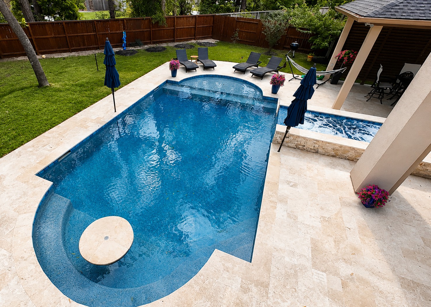 Thompson Custom Pools, In-Ground Swimming Pool Construction in Magnolia, TX - photo 3