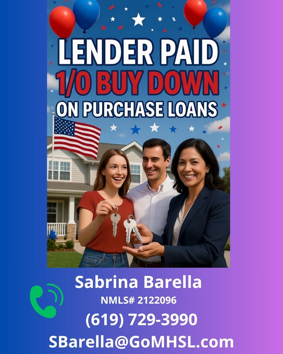 MortgageOne Inc - Sabrina Barella, Home Loan Services in San Diego, CA - photo 2