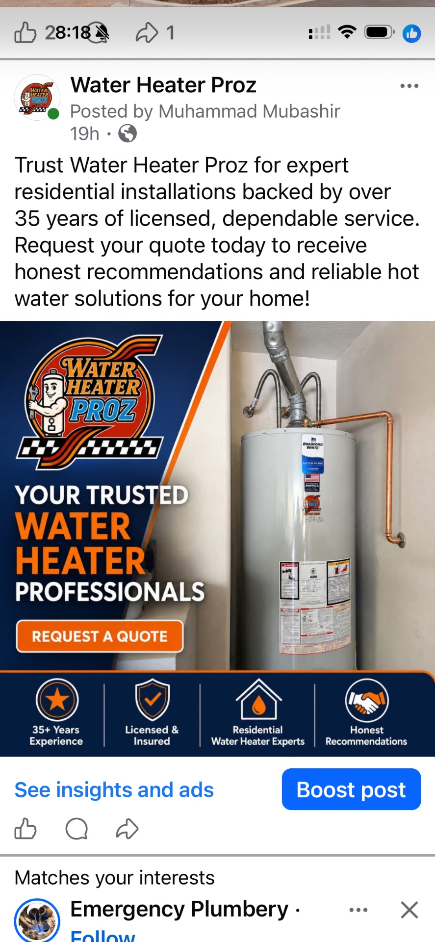 Water Heater Proz, Water Heater Installation/Repair in Peoria, AZ - photo 3