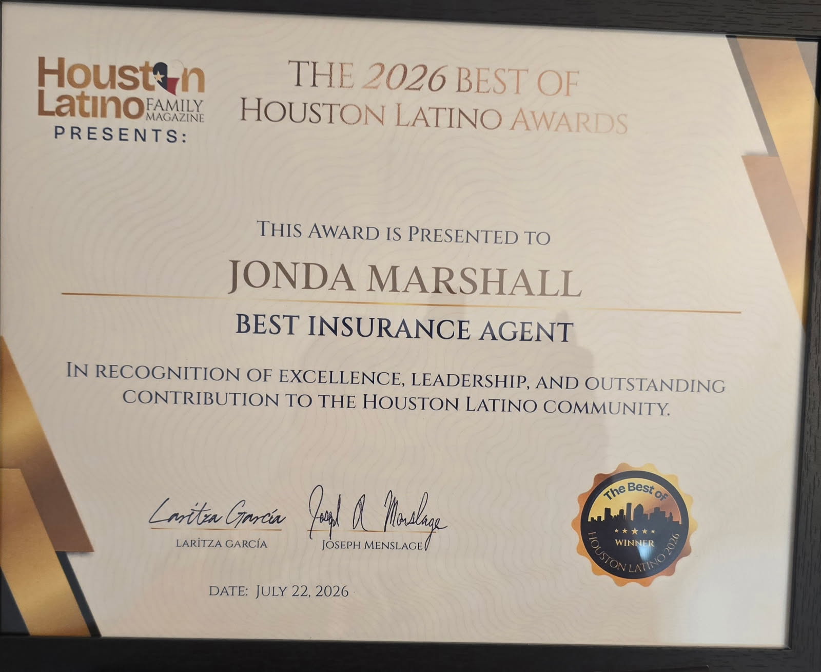 Jonda Marshall Insurance Agency, Auto Insurance in Houston, TX - photo 5