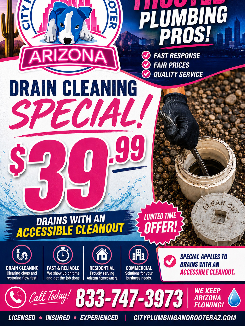 Cityplumbingrooteraz, Plumbing Drain Repair in Prescott Valley, AZ - photo 2