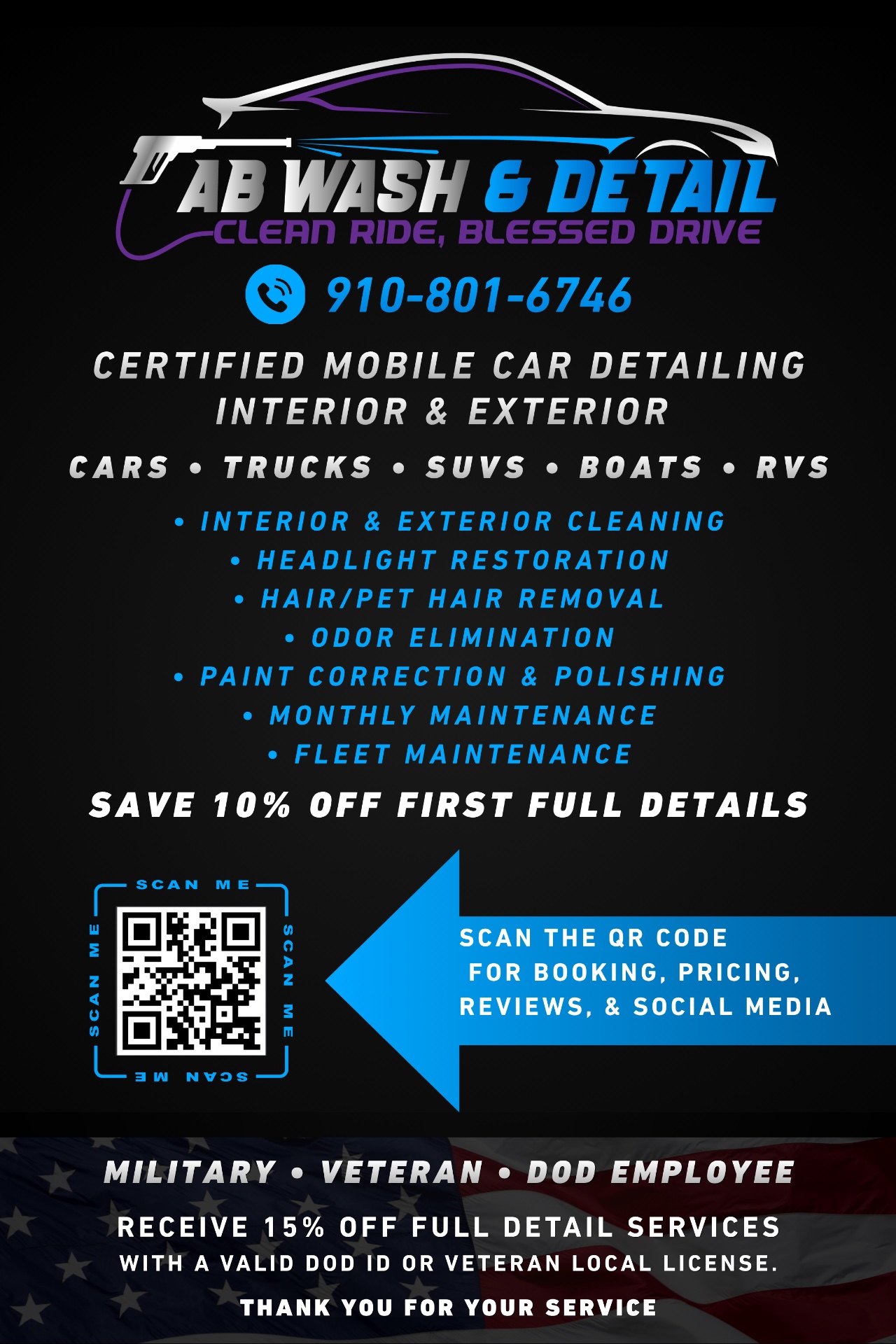 AB Wash & Detail, Car Wash in Fayetteville, NC - photo 1