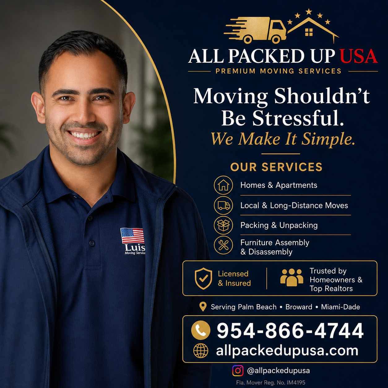 All Packed Up USA Moving Services, Furniture Delivery in Coral Springs, FL - photo 2