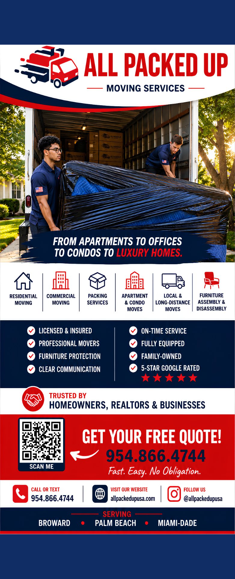 All Packed Up USA Moving Services, Furniture Delivery in Coral Springs, FL - photo 7