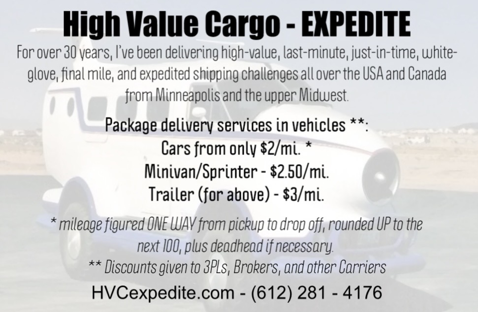 HVC Expedite, Couriers & Delivery Services in Minnetonka, MN - photo 7