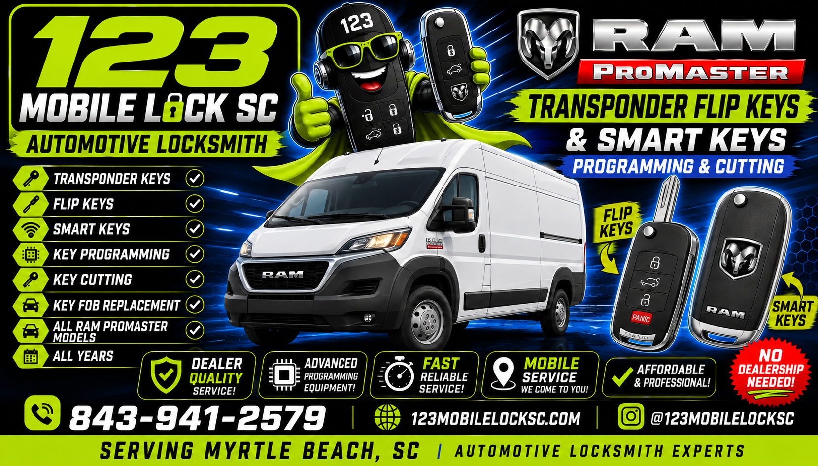 123 Mobile Lock SC, Battery Jump-Starts in Myrtle Beach, SC - photo 7