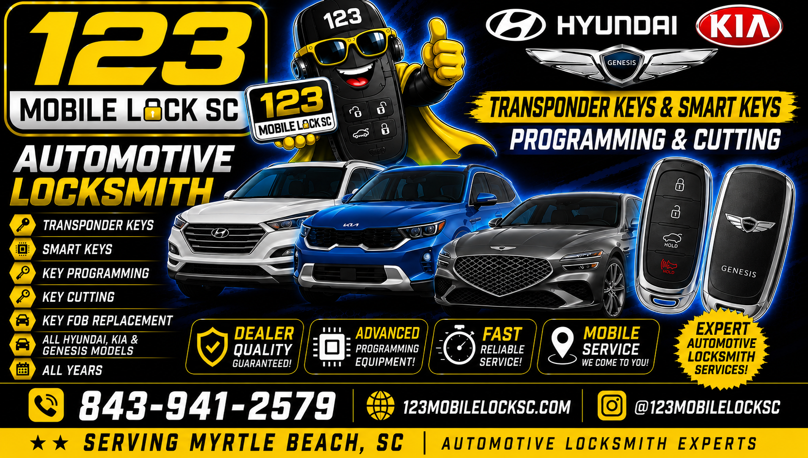 123 Mobile Lock SC, Battery Jump-Starts in Myrtle Beach, SC - photo 8