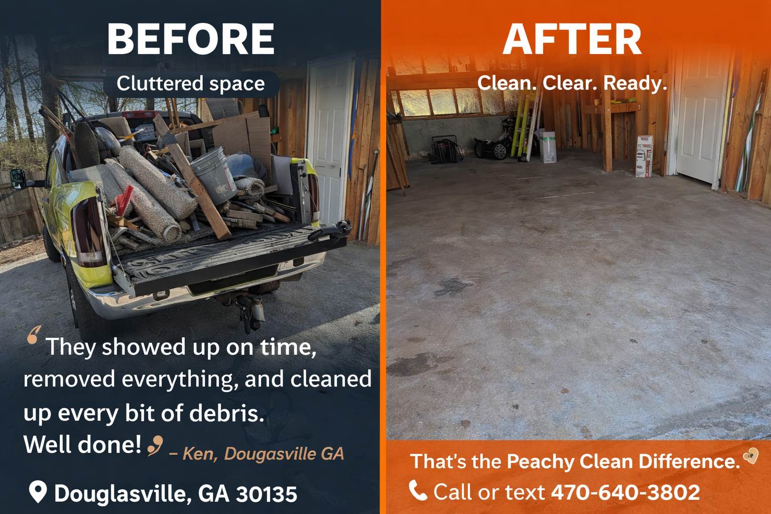 Peachy Clean Junk Temoval, Junk Removal in Douglasville, GA - photo 3