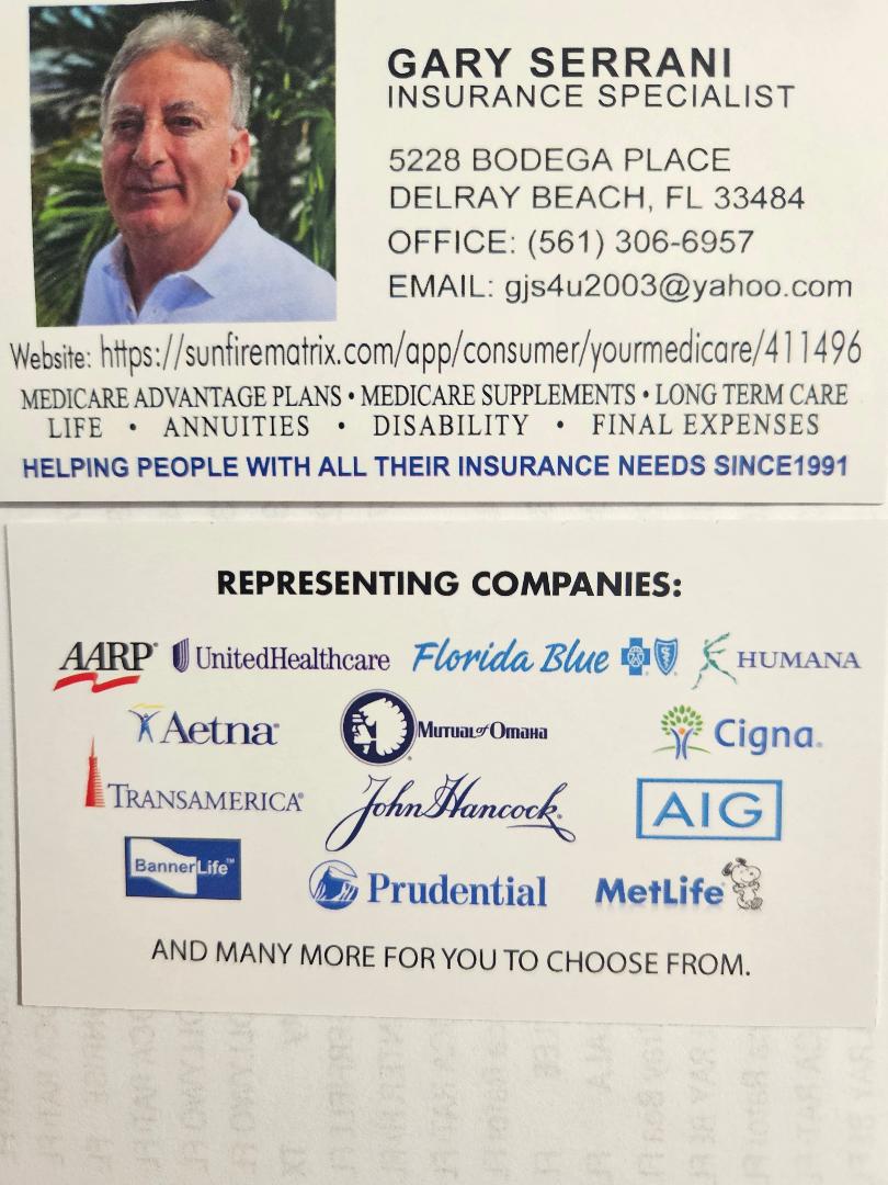 Gary's Insurance Services, Health Insurance Services in Delray Beach, FL - photo 2
