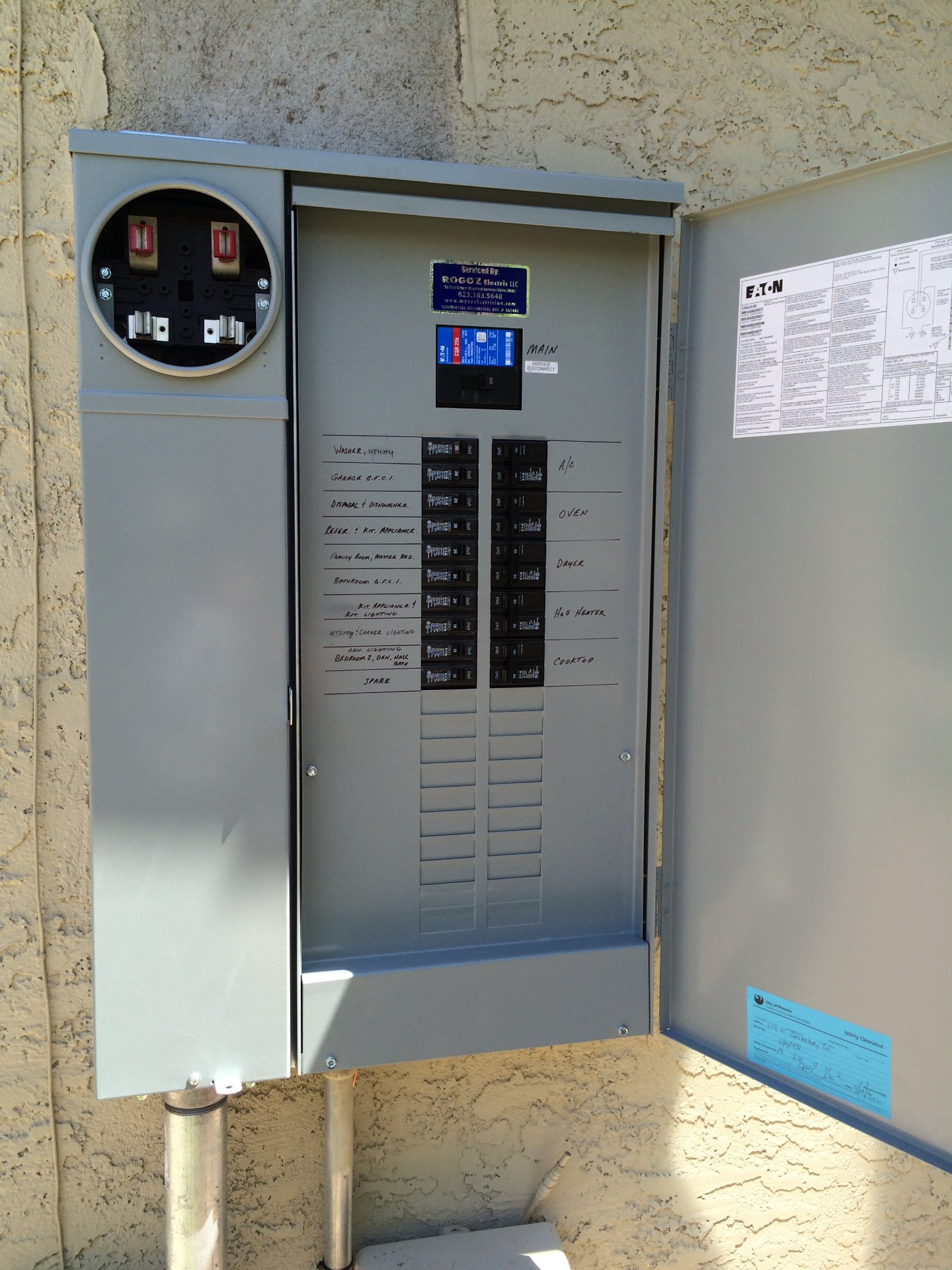 My Az Electrician LLC, Circuit Breaker Panel or Fuse Box Installation in Peoria, AZ - photo 3