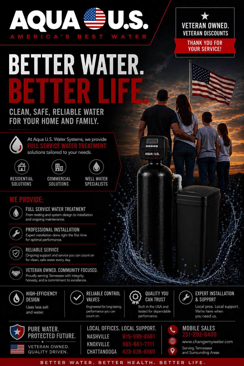Aqua US Water Systems, Water Purification Services in Thompsons Station, TN - photo 1