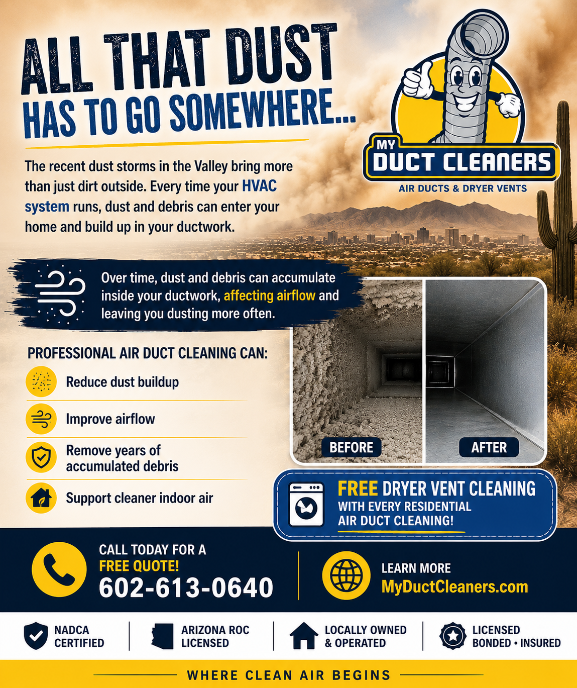 My Duct Cleaners LLC, Air Duct Cleaning in Phoenix, AZ - photo 2